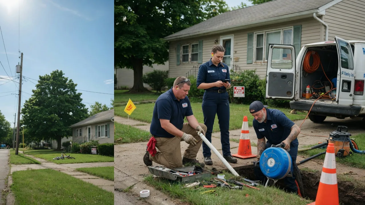 Sewer Line Repair in Pleasant Lake, IN near me